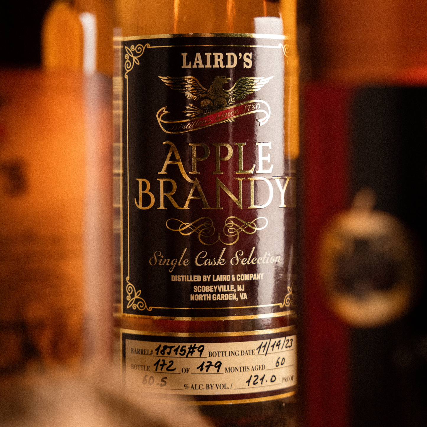 Laird's Single Cask Apple Brandy