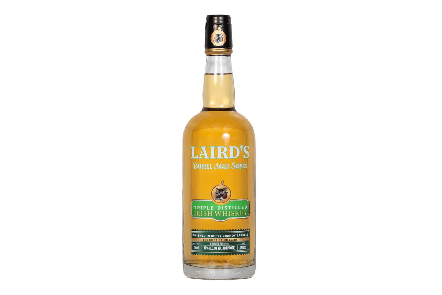Laird's Irish Whiskey Finished in Apple Brandy Barrels